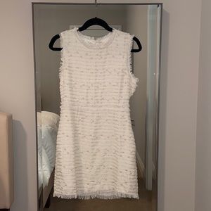 White sequence dress